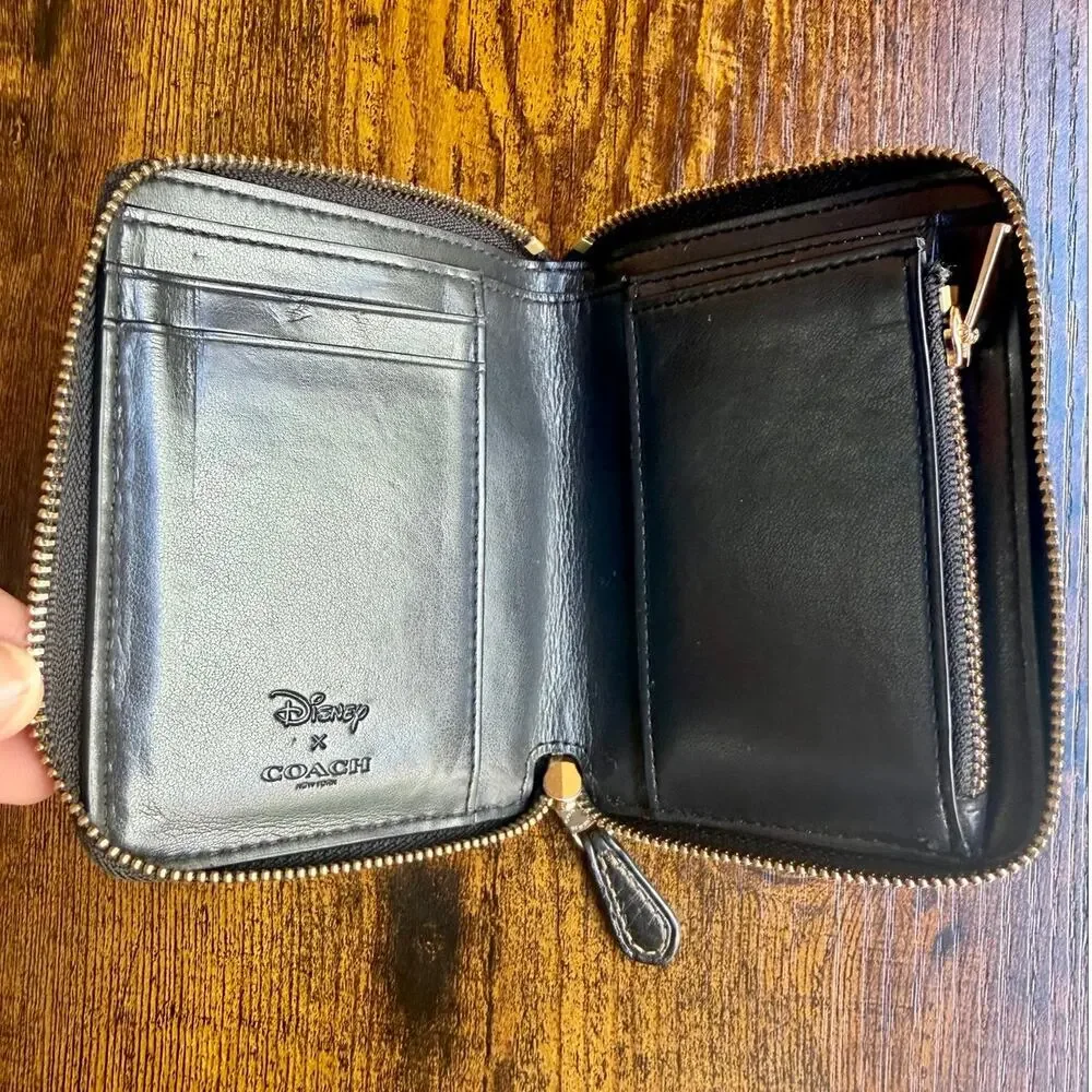 Coach x Disney Small Leather Mini Mouse Wallet